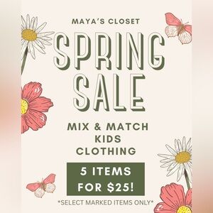 Kids Clothing Mix & Match Bundle 5/$25